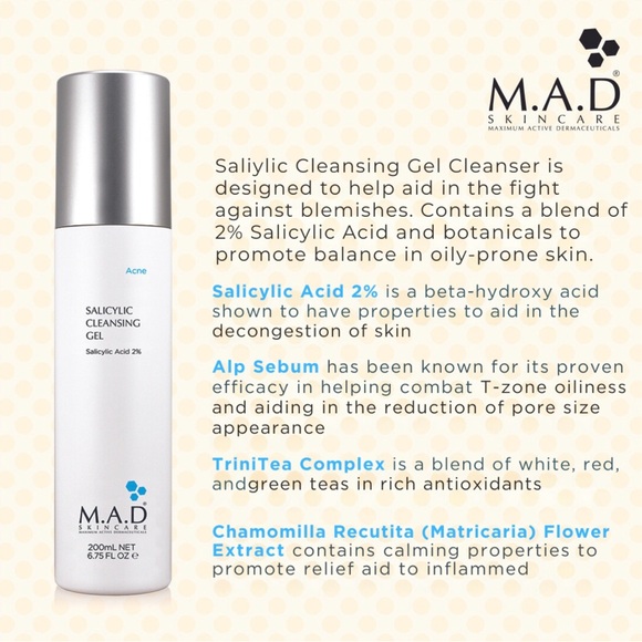 M.A.D. Salicylic 2% Cleansing Gel - Picture 3 of 7
